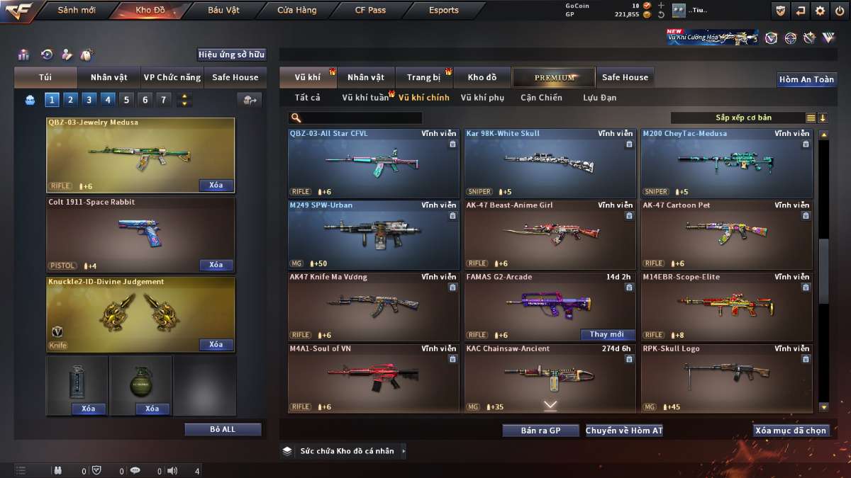 shop acc cf uy tin gia re